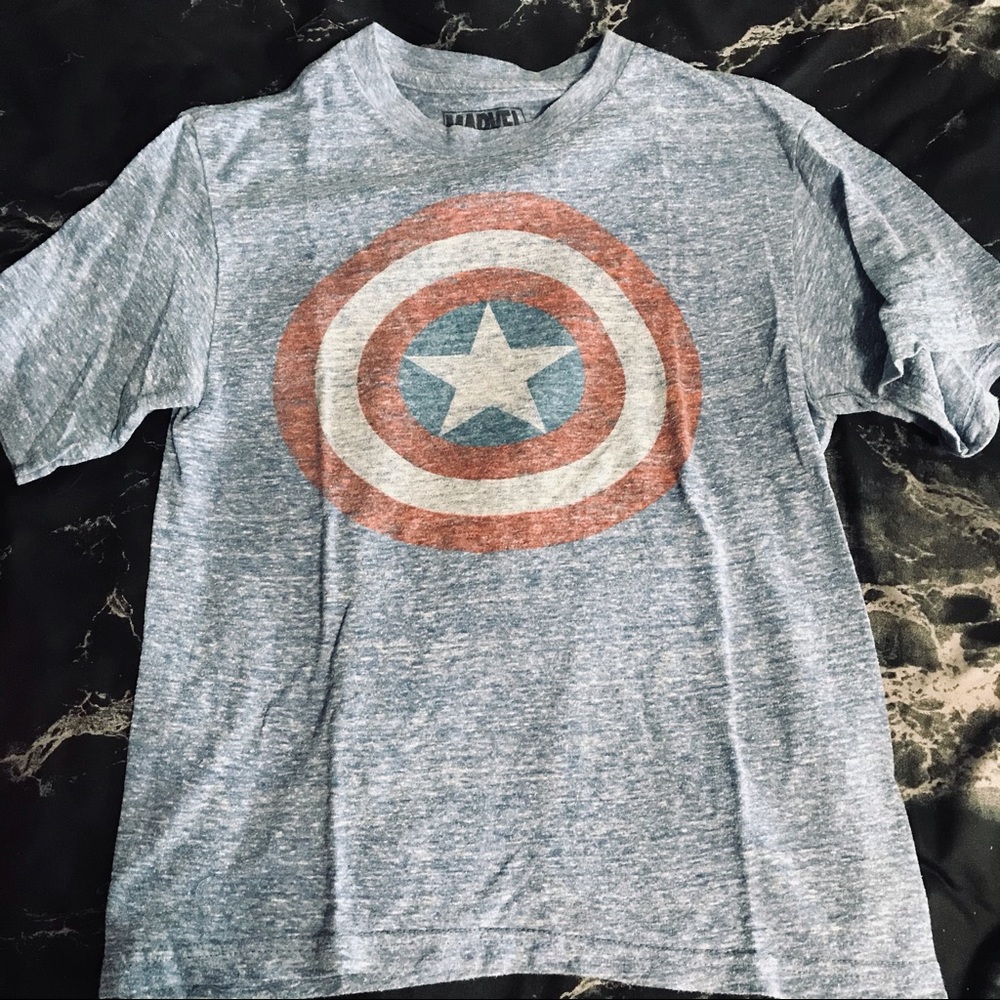 Marvel Captain America faded shield tshirt
